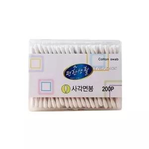 편한생활면봉사각200P 화장품용기 화장솜케이스 면봉케이스 다용도용기