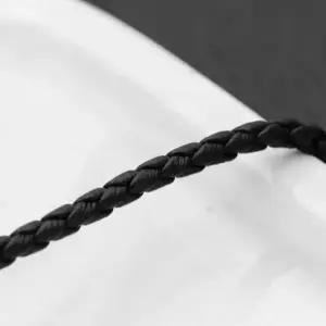 TBZ 써지컬스틸 가죽목걸이 써지컬목걸이 써지컬스틸부자재 메탈체인 써지컬체인