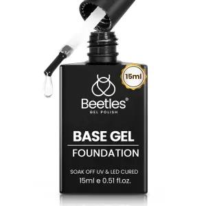 젤 네일 폴리쉬 흡수 LED 램프를 위한 비틀스 베이스 코트 15ml 업그레이드 포뮬러 오래 지속되는 DIY 홈
