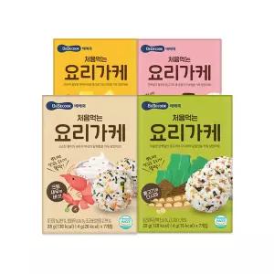 베베쿡 처음먹는 요리가케 골고루 4개 세트(28g x 4개)