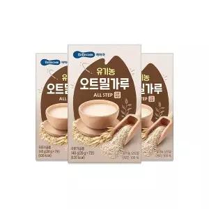 베베쿡 유기농 오트밀가루 3박스 (20g x 21포)