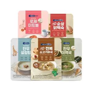 베베쿡 바르게 만든 국/반찬 1개 5종 택1