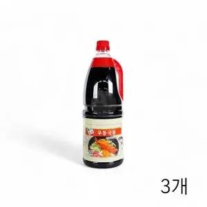 WL 장터 우동국물소스 1.84L X 3개 우동육수 샤브샤브육수 잔치국수 일본우동다시 멸치육수 WFLQ