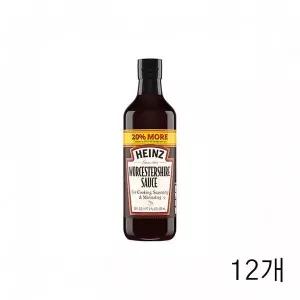 WL 하인즈 우스타소스 510g X 12개 돈카츠소스 양념소스 일식돈까스소스 우스터소스 WFLQQF3