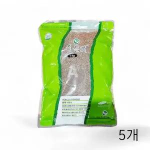 WL 한식품 들깨가루 1kg X 5개 식자재 식당용 순대국 볶은들깨가루 식자재마트들깨가루 WFLQQ92