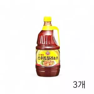 WL 오뚜기 스위트칠리소스 2.1Kg X 3개 대용량 업소용 쌀국수 샤브샤브 월남쌈 튀김소스 WFLPQOA