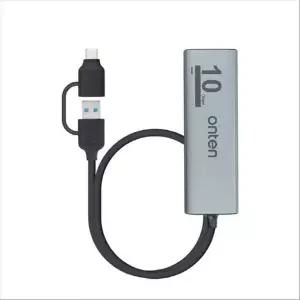 [골드스마일]4 IN 2 꼬리물기 허브 4포트 USB Type C Gen2 10Gbps