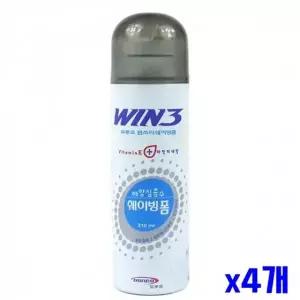WL 부드러운 도루코 WIN3 쉐이빙폼 210ml x4개 WFLPN48