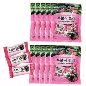 170g 10개 미성식품 복분자젤리 간식
