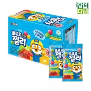 탕비실 팔도 뽀로로 과일젤리 53g 12입