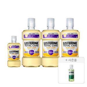 리스테린 검케어 마일드 750ml, 3개+250ml, 1개+증정(그린티 마일드 100ml, 1개)