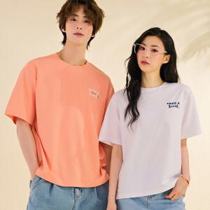 [체이스컬트] [3color] 유니 레터링 반팔티