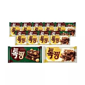 오리온 톡핑 헤이즐넛 그래놀라 43g, 10개 + 아몬드 그래놀라 43g, 10개