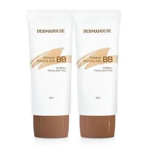 내츄럴 썬비비크림50mlx2개/자외선차단 잡티&결점커버