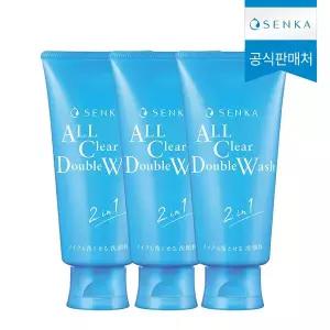[센카] 올 클리어 더블 워시 120g 3개