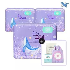 춤추는고래 대용량 생리대 오버나이트18P X 3팩 /54매