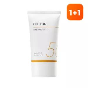 [1+1][미샤] 올 어라운드 세이프 블록 코튼선 SPF50＋/PA＋＋＋＋ 50ml