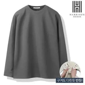 [해리슨옴므]링클프리 리버플 라운드 긴팔티 WMSC1002_P336433580