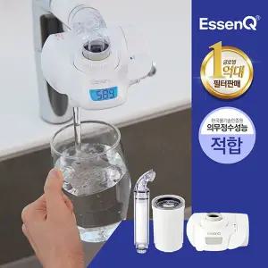 [에센큐]씽크수전에 바로연결 정수기 디지털NEO 핸디형 기본세트