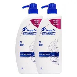 헤드앤숄더 딥클린 샴푸 850ml x2