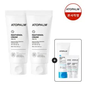 [아토팜] 판테놀 크림 80mlx2 (증정)탑투토워시 100ml+수딩젤로션 20ml*2 5/11~5/17