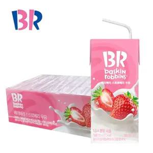 배스킨라빈스 멸균우유 베리베리 스트로베리 190ml x 24개입 (유통기한 2026년 6월 9일)