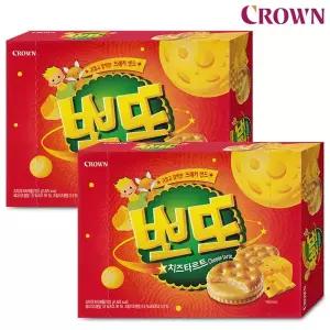 크라운 뽀또 치즈타르트 322gX2개