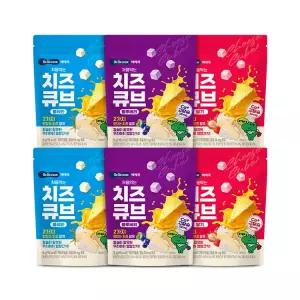 [베베쿡] 처음먹는 치즈큐브 6봉 (플레인/딸기/블루베리) + 1봉 증정