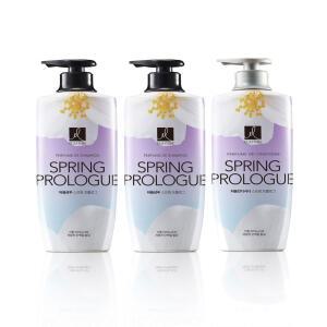 엘라스틴 퍼퓸 스프링프롤로그 샴푸 600ml, 2개 + 컨디셔너 600ml, 1개
