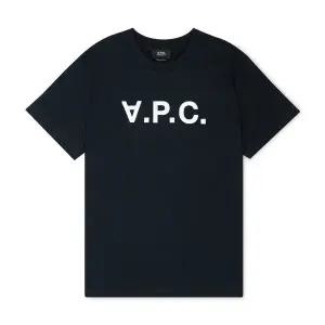 [아페쎄] 남성 VPC 로고 다크네이비/에크루 반팔티 COHBM M26384 TIQ