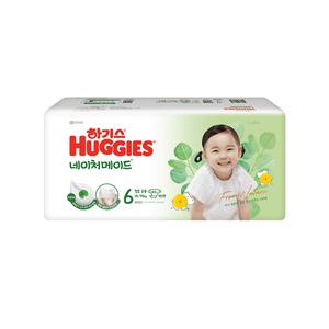 하기스네이처메이드 밴드형기저귀 6단계공용 40매 2팩