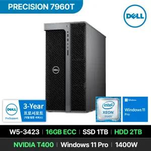 DELL 프리시전 7960T W5-3423 T400 16GB 1TB 2TB Win11 P 고성능 워크스테이션