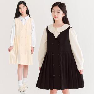 초등 여아 원피스 주니어 레이어드 연주회 사계절 플리츠 아동 초등학생 아동복 제리
