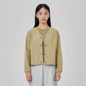 [DOD][디오디 공식] 마이로 넥리스 가디건 자켓 여자(TAN)