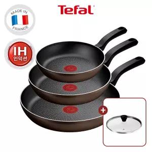 테팔 인덕션 티타늄 라이트쿡 3종(팬22+24+28)(+레온 유리뚜껑24cm)