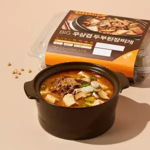 [SSG단독] BIG우삼겹두부된장찌개 635g(2인분)