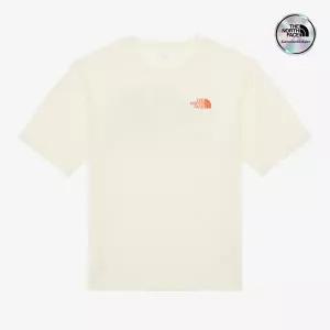[노스페이스] [노스페이스 공식] NT7UR36D 남성 오로라 EX 반팔 티셔츠_OFF WHITE