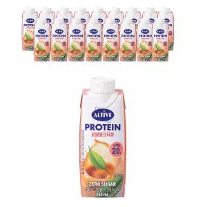 CJ 얼티브 프로틴 로얄밀크티 250ml, 18개
