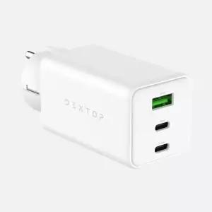 덱스탑 100W GaN 초고속 3포트 멀티 충전기 접지플러그