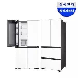 혜택가365만 삼성 푸드쇼케이스 키친핏 냉장고 김치냉장고 세트 RM70F63M2Z RK70F42M3Z 에센셜화이트