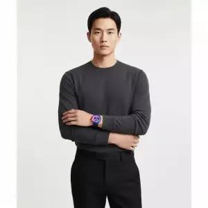 스와치 패세라 SB06N102 NEON PARTY TO THE MAX 남성 우레탄시계