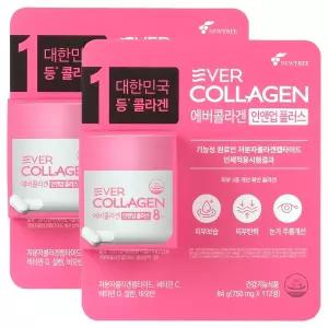 에버콜라겐 인앤업 플러스 750mg 112정 2개