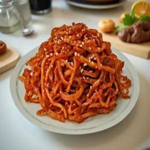 마른 반찬 종류 없는 입맛 돌아오는 마른 반찬 요리 진미채 볶음 300g