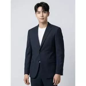 [하프클럽/BY파크랜드]네이비 모혼방 스트레치 수트 셋업-ASS23952_APS23952
