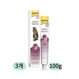 짐펫 짐캣 몰트소프트 헤어볼 100g 3개(27/5월)