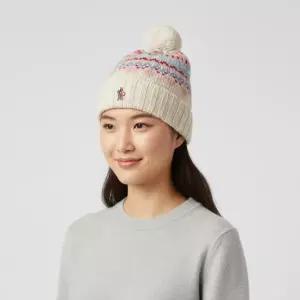 몽클레어 패세라 FW24 여성 인타르시아 로고 비니 3B00005 M4504 F05