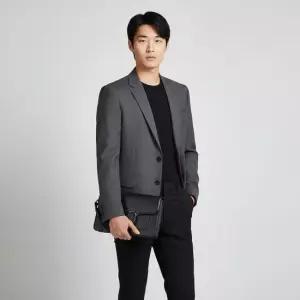 발렌티노 패세라 공용 V로고 레더 클러치 1Y2B0B56 UPA 0NO