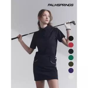 [하프클럽/팜스프링스] 골프 여성 냉감 퀵드라이 반팔 카라셔츠 (7 color)