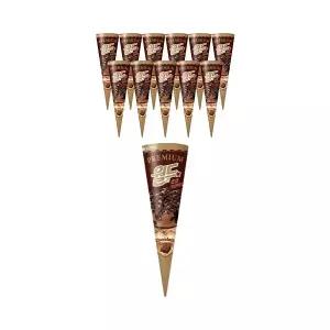 [슈팅냉동] 롯데웰푸드 월드콘 초코브라우니 160ml, 12개