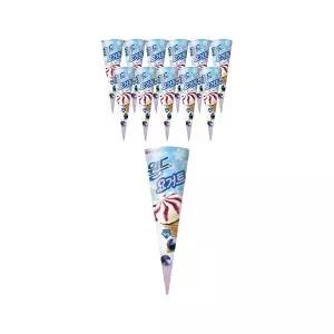 [슈팅냉동] 롯데웰푸드 월드콘 요거트 저당 160ml, 12개